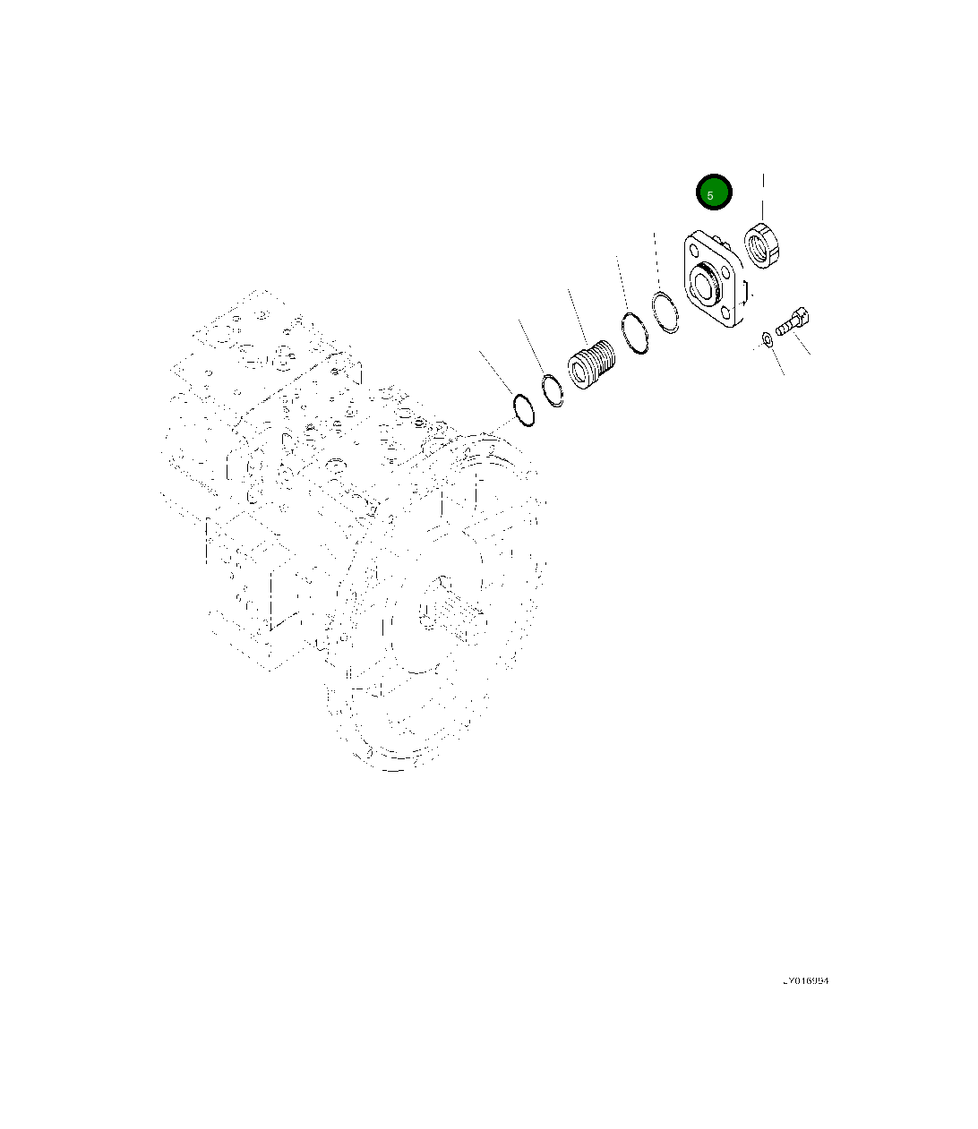 Крышка 708-2G-14620  Komatsu