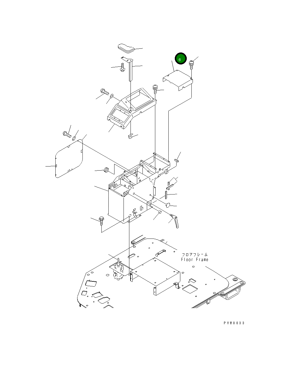 Крышка 421-54-22850  Komatsu