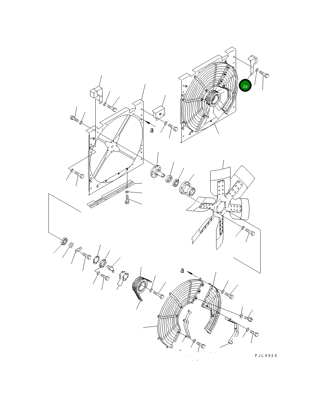 Крышка 21T-03-71371  Komatsu