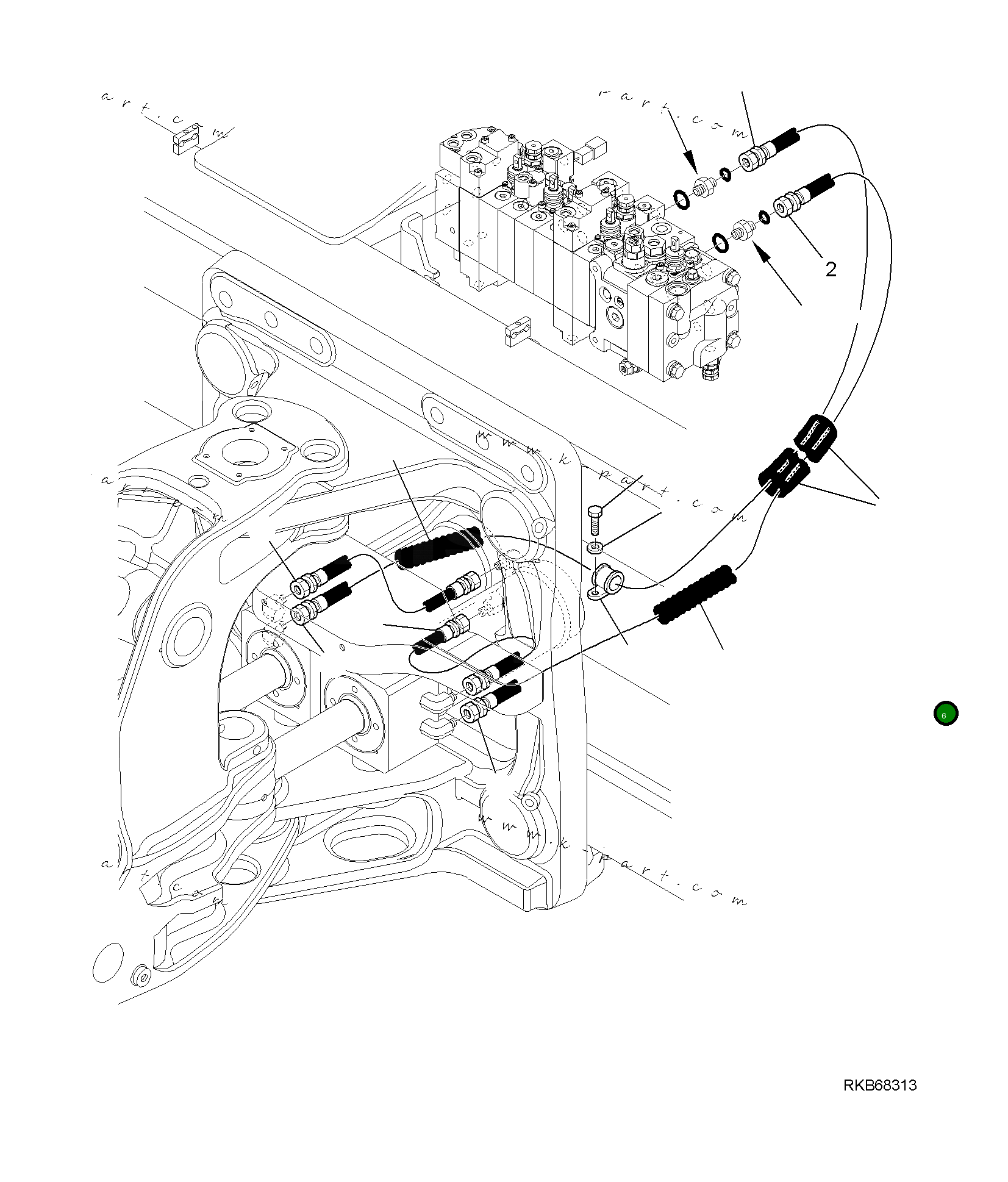 Крышка 42N-62-14452  Komatsu