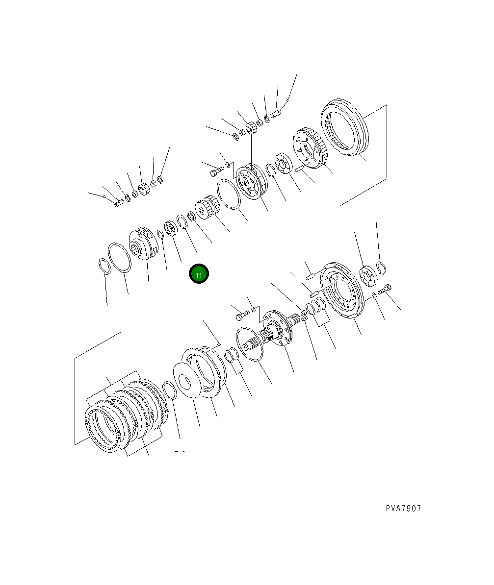 Кольцо 130-09-15610 Komatsu
