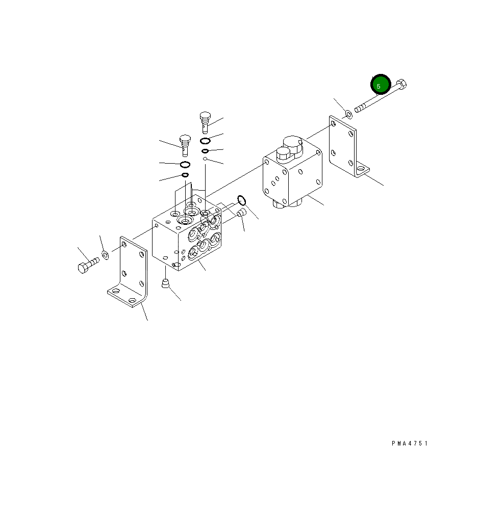 Болт 01011-81025 Komatsu
