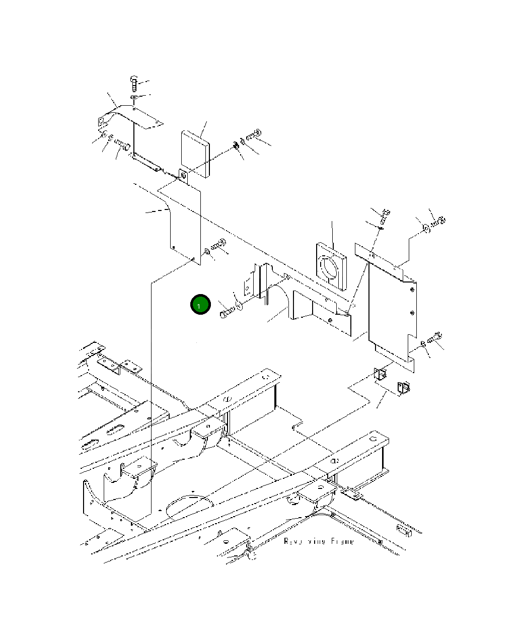 Крышка 2075475510 Komatsu
