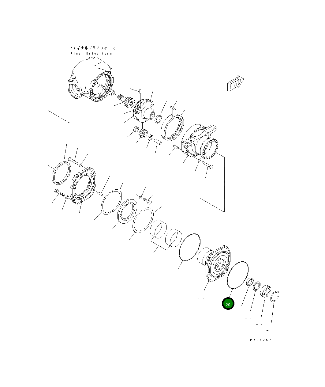Кольцо уплотнительное (O-Ring) 07000-15370 Komatsu