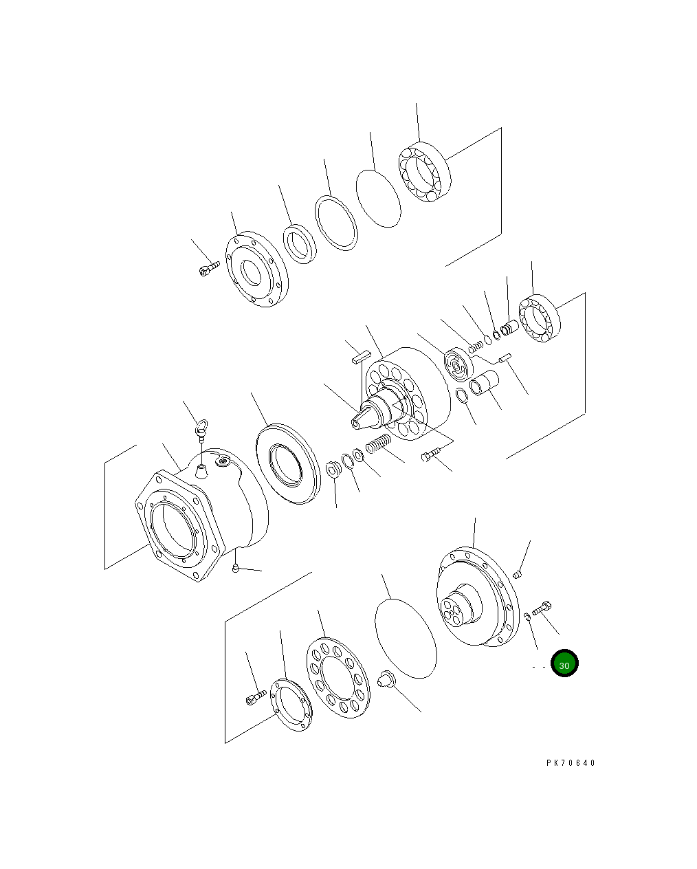 Болт 258-81-26420  Komatsu