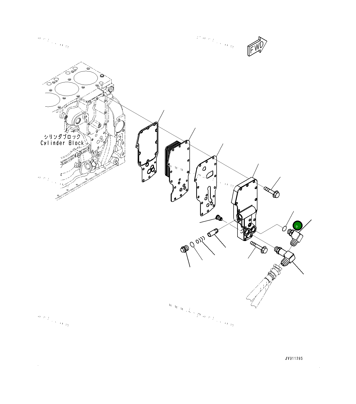 Кольцо уплотнительное (O-Ring) 6731515290 Komatsu