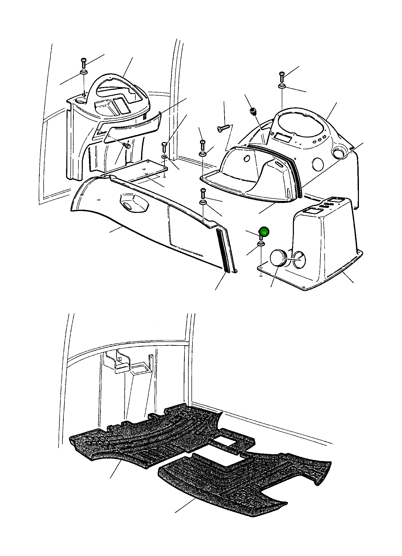 Крышка 312605738 Komatsu