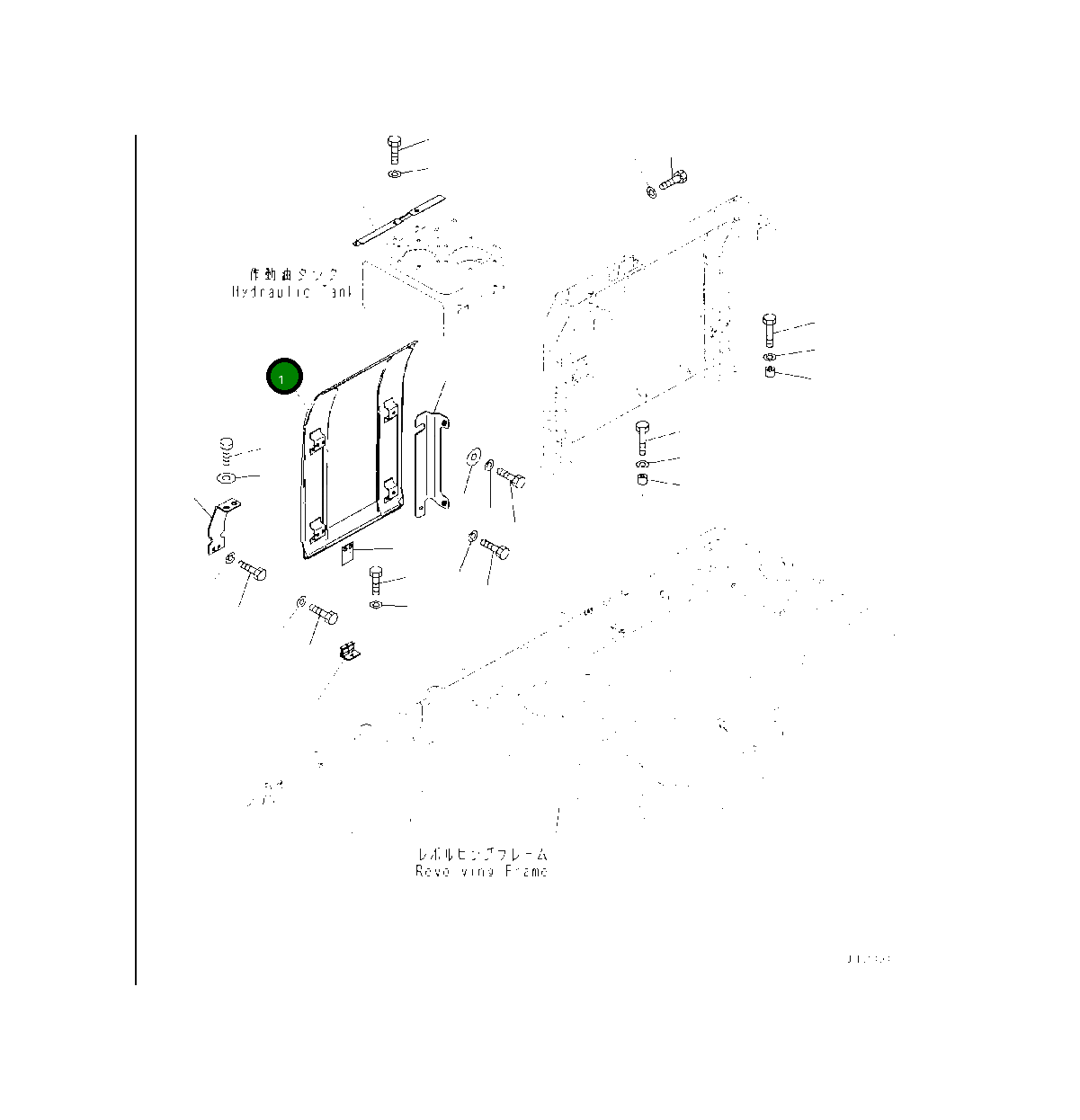Крышка 2A5-54-25141  Komatsu