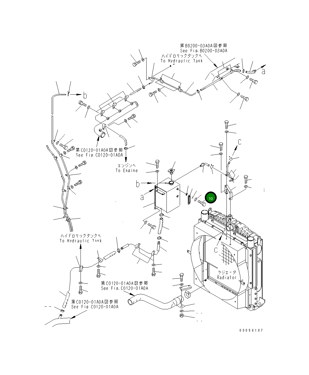 Болт 23B-03-34240 Komatsu