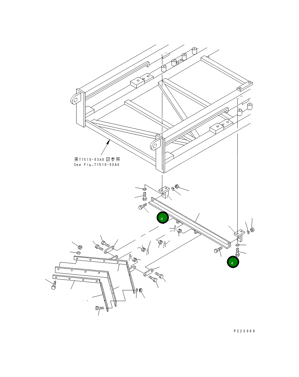 Болт 01010-21230 Komatsu