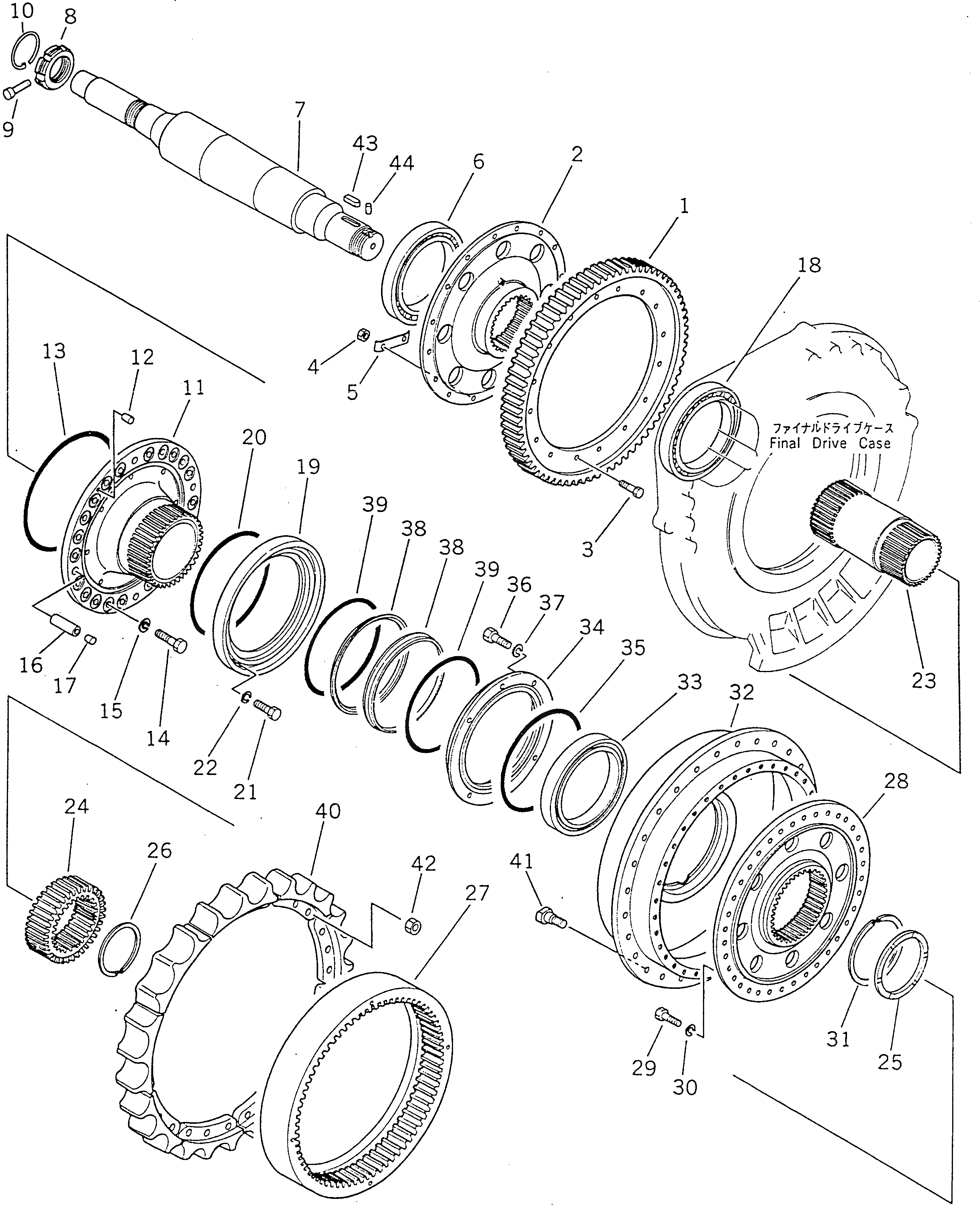 Кольцо 180-27-11441  Komatsu