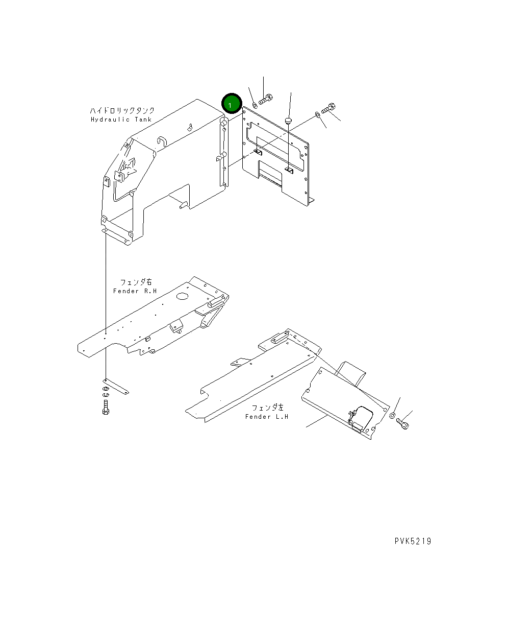 Крышка 104-Y11-1511  Komatsu
