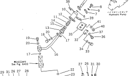 Трубка 41E-62-15281 Komatsu