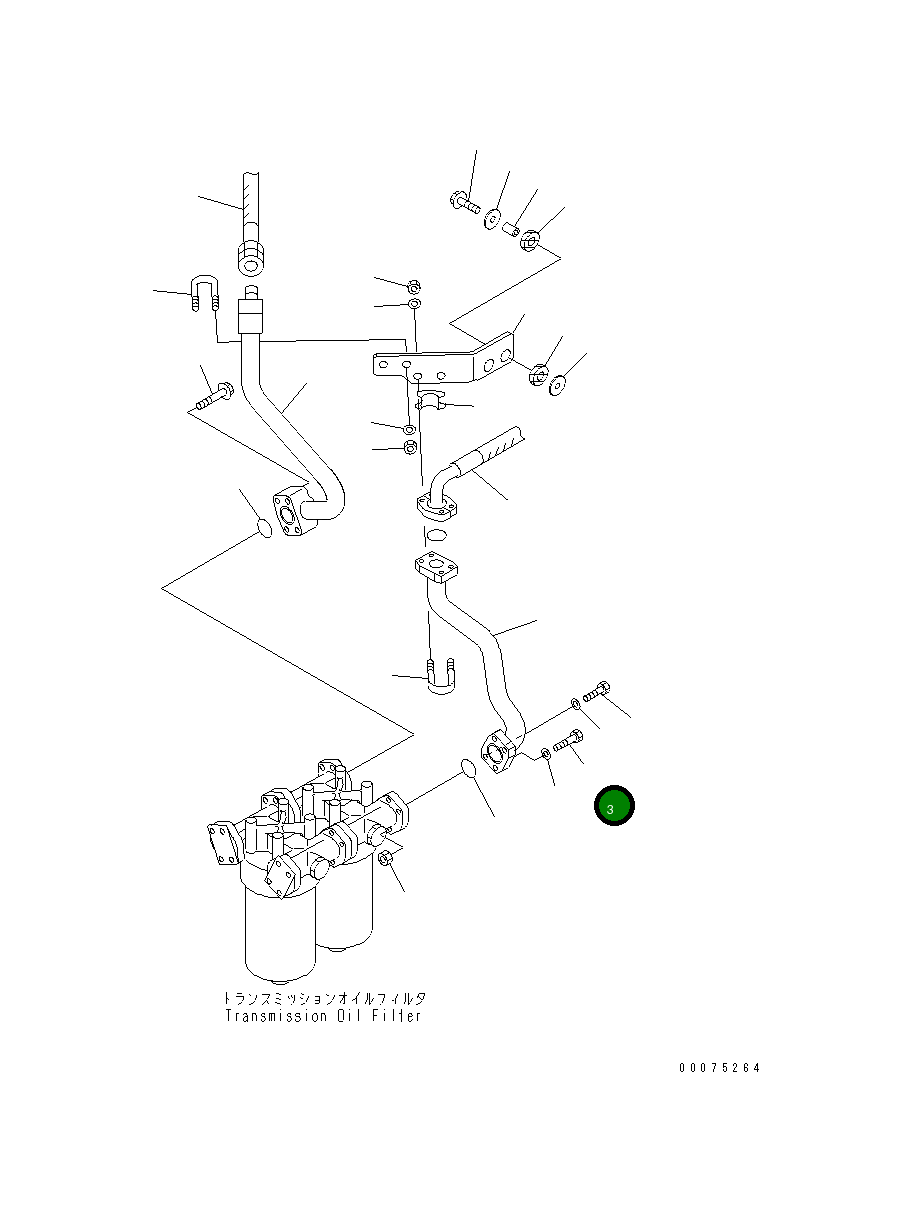 Болт 01435-81050 Komatsu