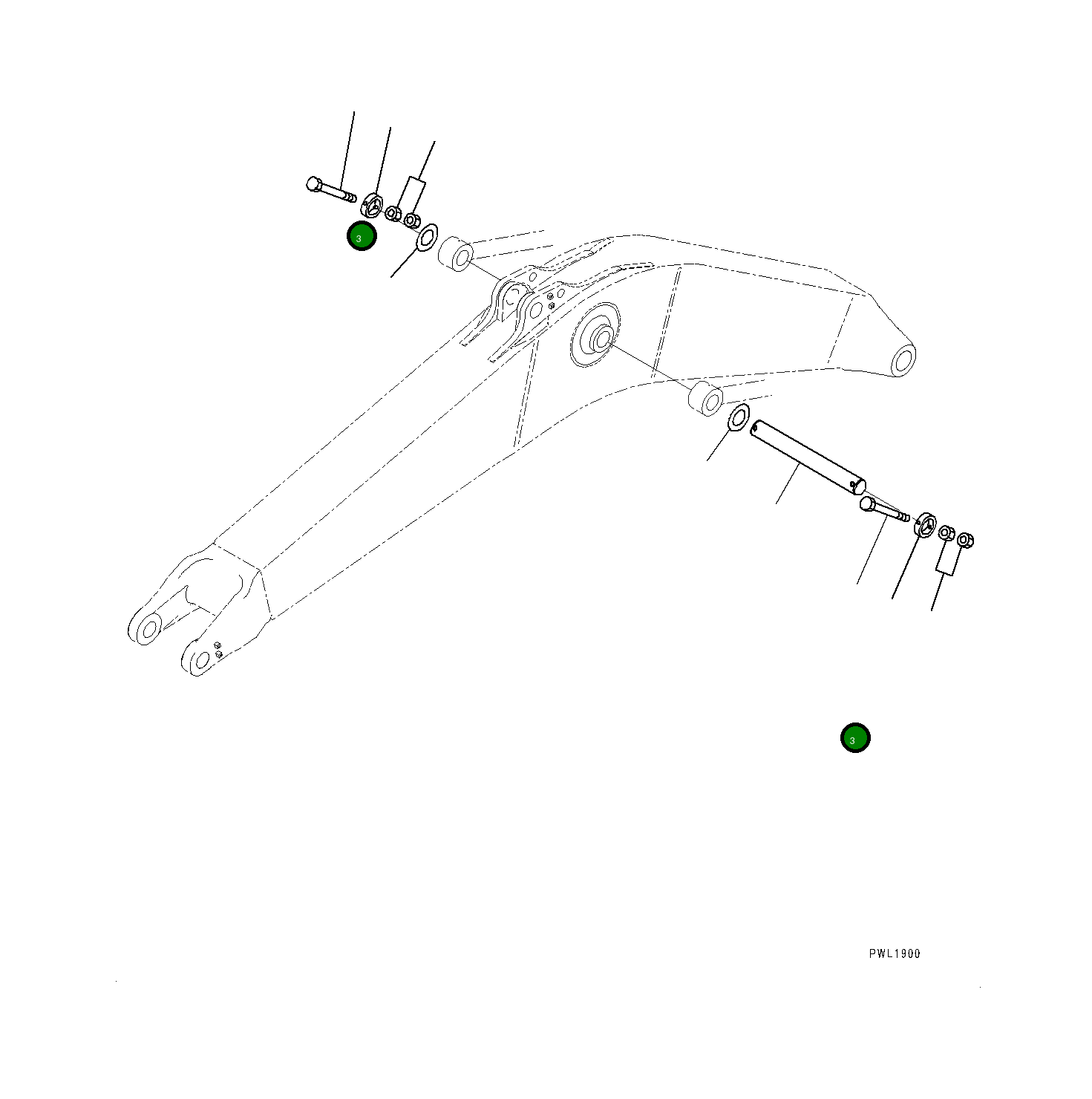 Болт 21M-70-11290 Komatsu