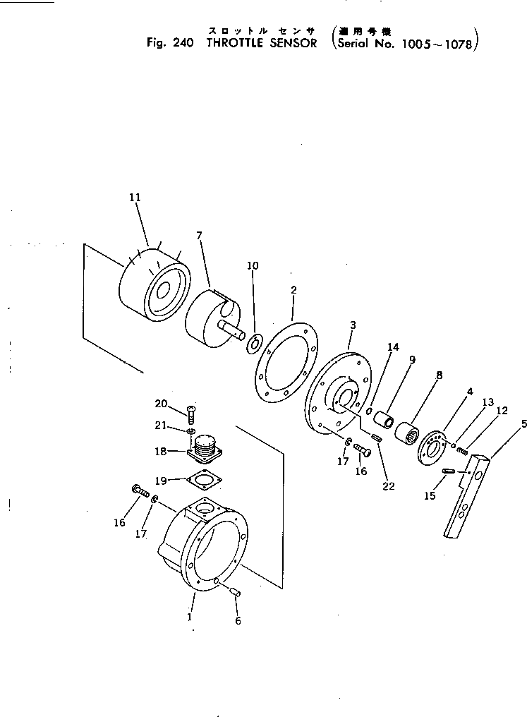 Кольцо 287-17-19420  Komatsu