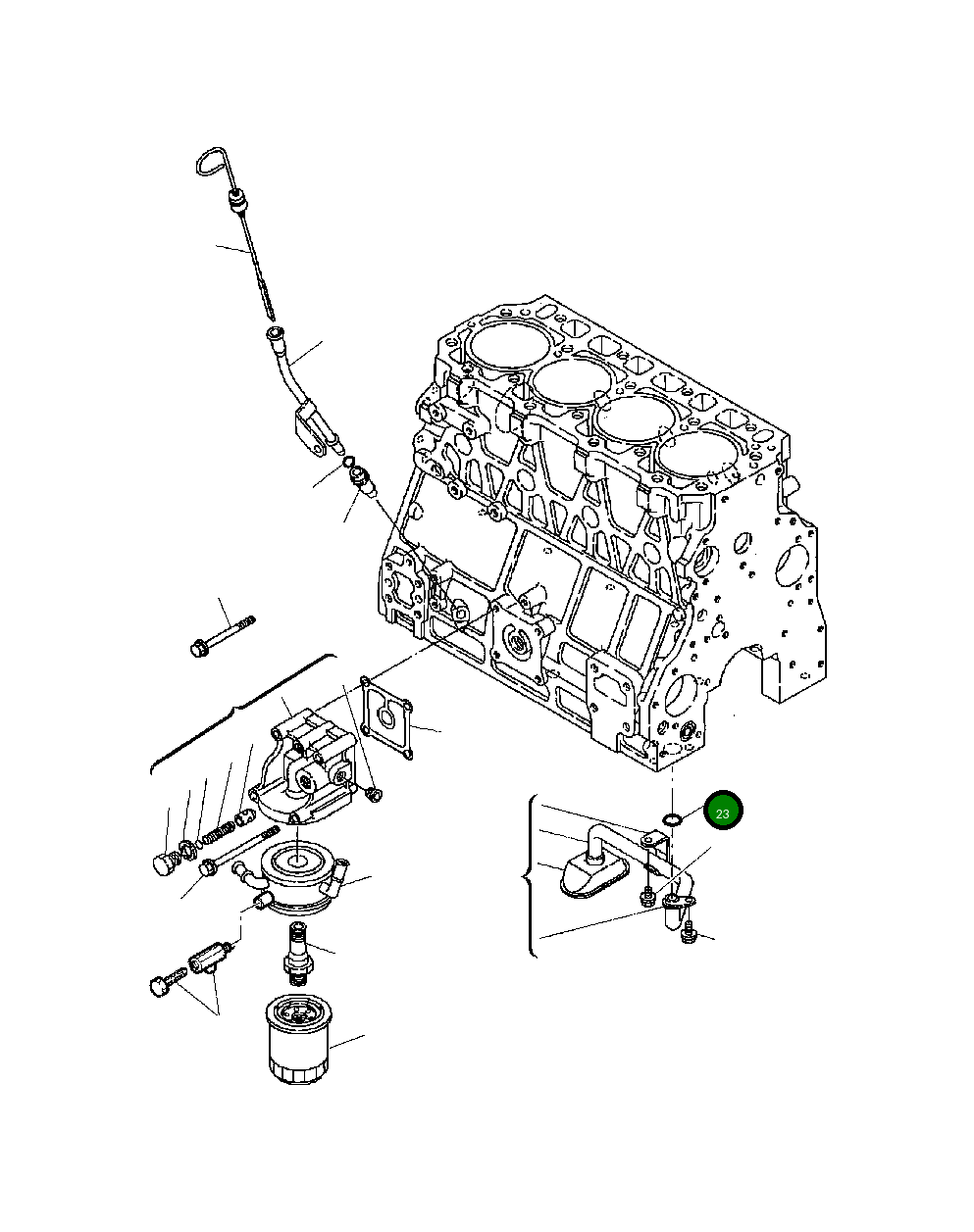Кольцо уплотнительное (O-Ring) YM243114-000180 Komatsu