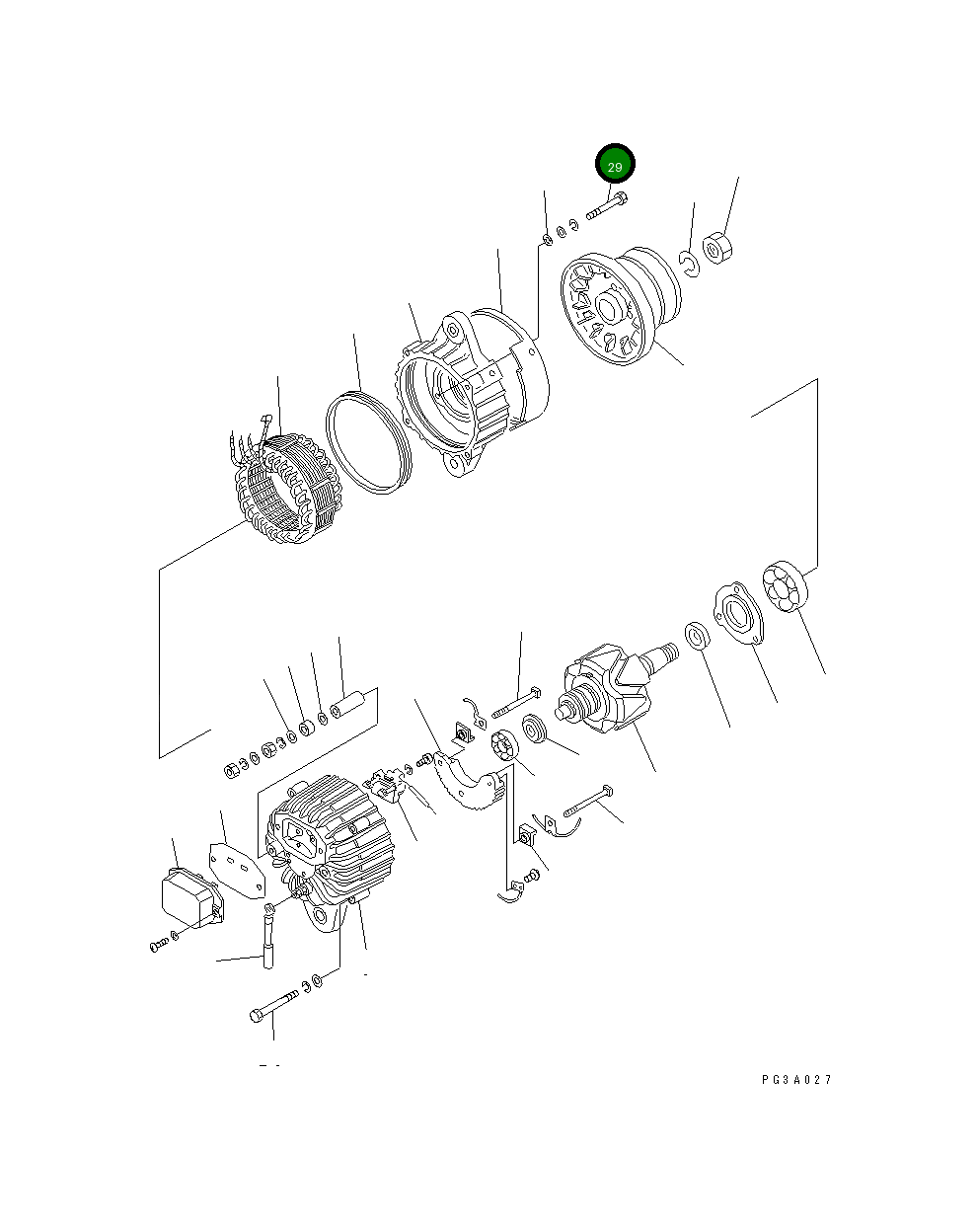 Болт KD0-0080-05322 Komatsu