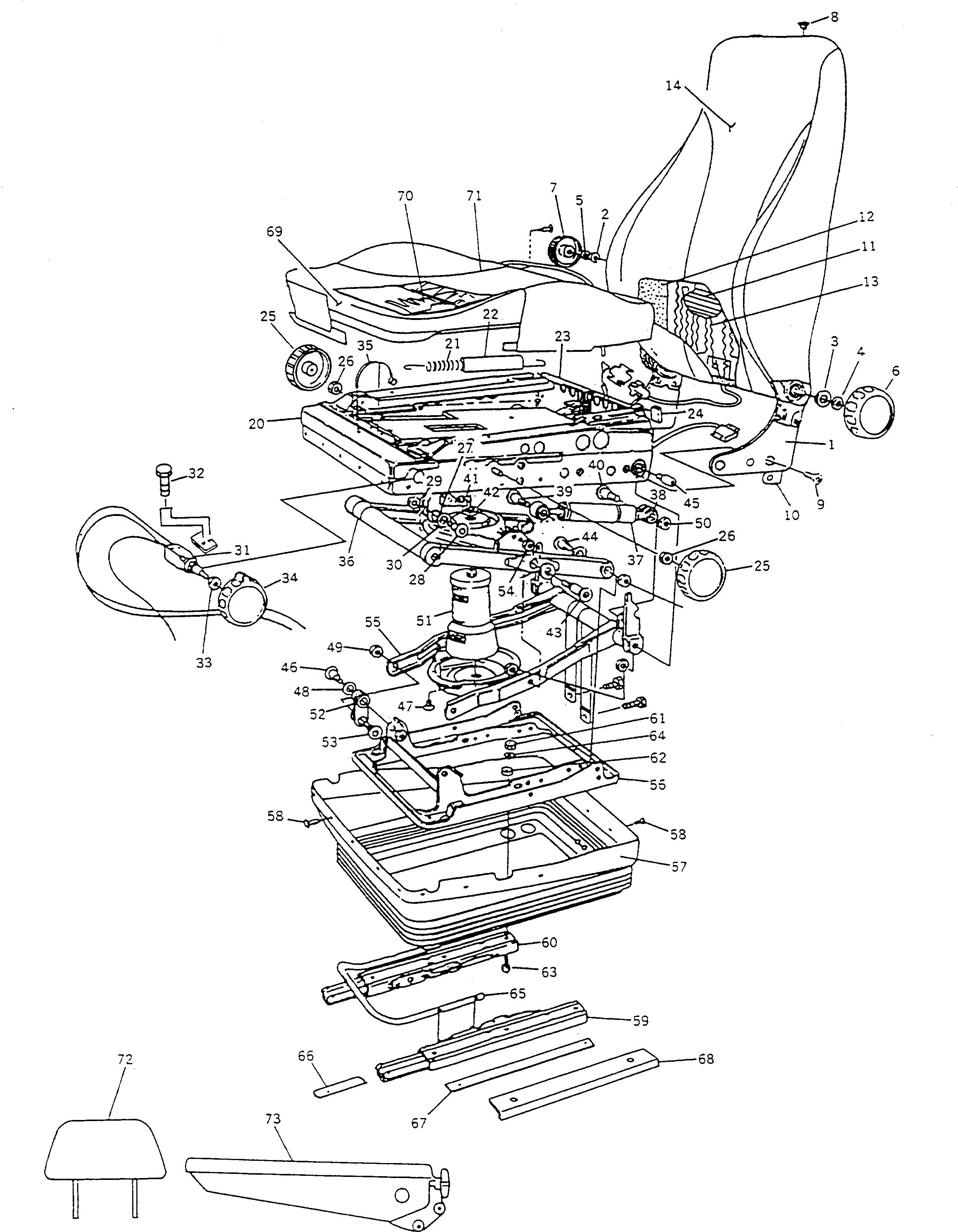 Болт BW057539 Komatsu