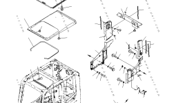 Крышка 2A5-53-11321  Komatsu