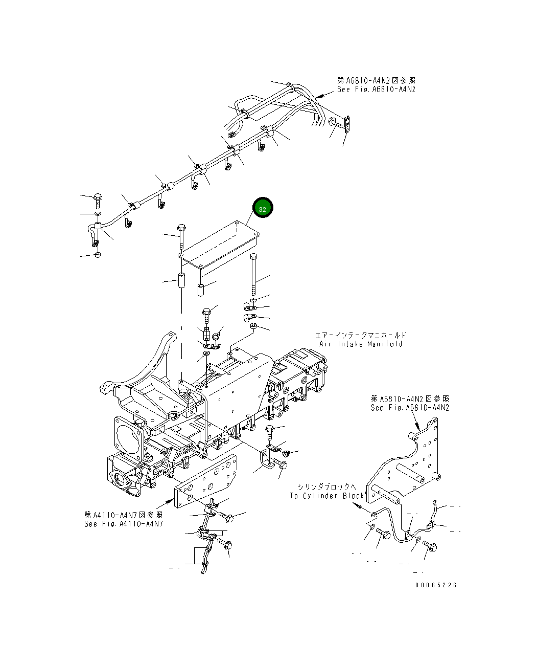Крышка 6261-81-8930 Komatsu