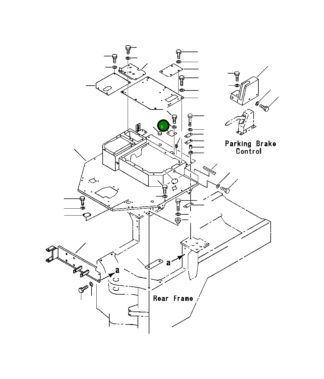 Крышка 417-54-A1670  Komatsu
