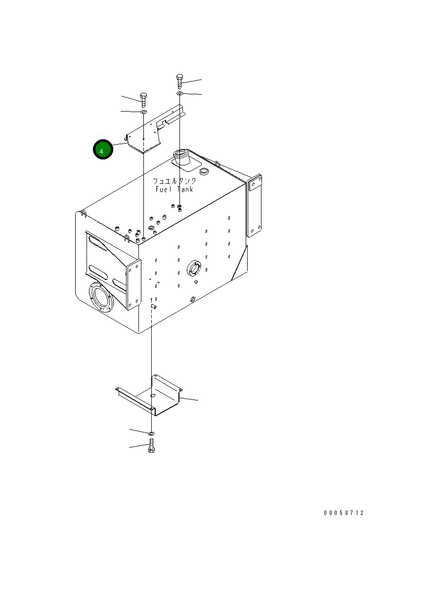 Крышка 569-84-88330 Komatsu