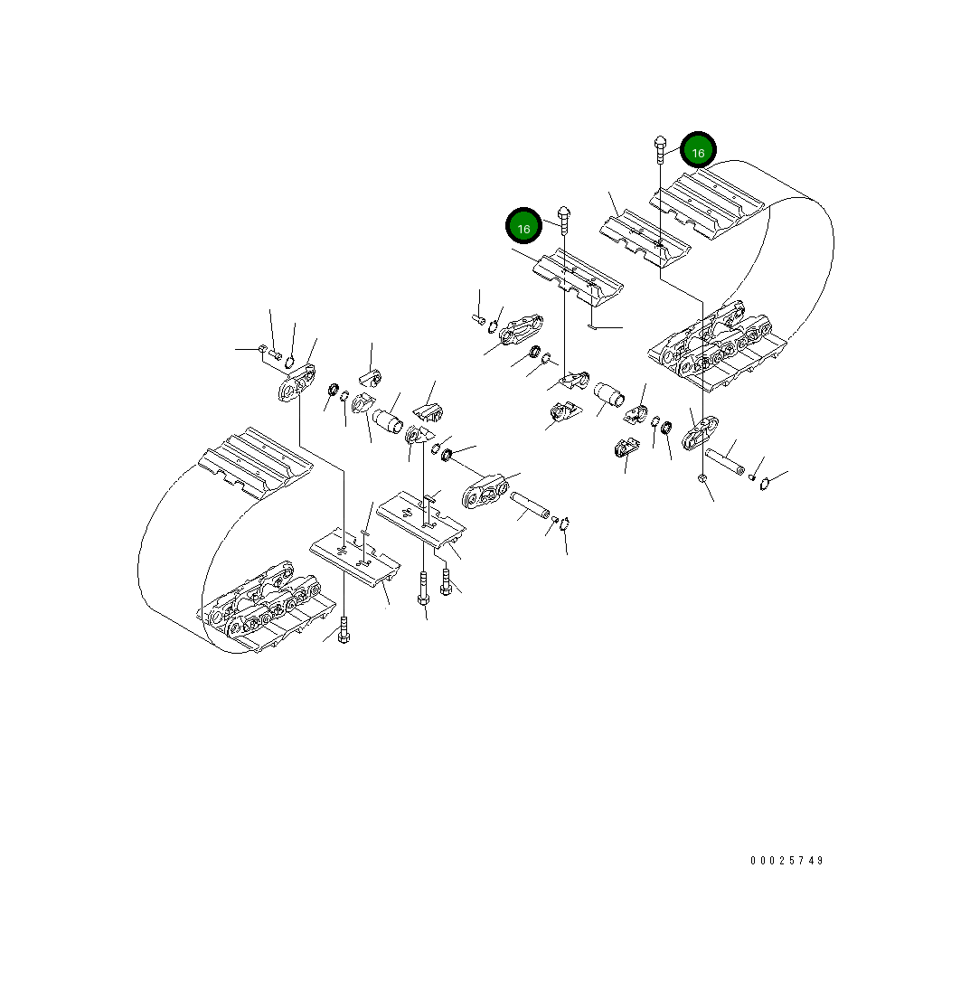 Болт 19M-32-11230 Komatsu