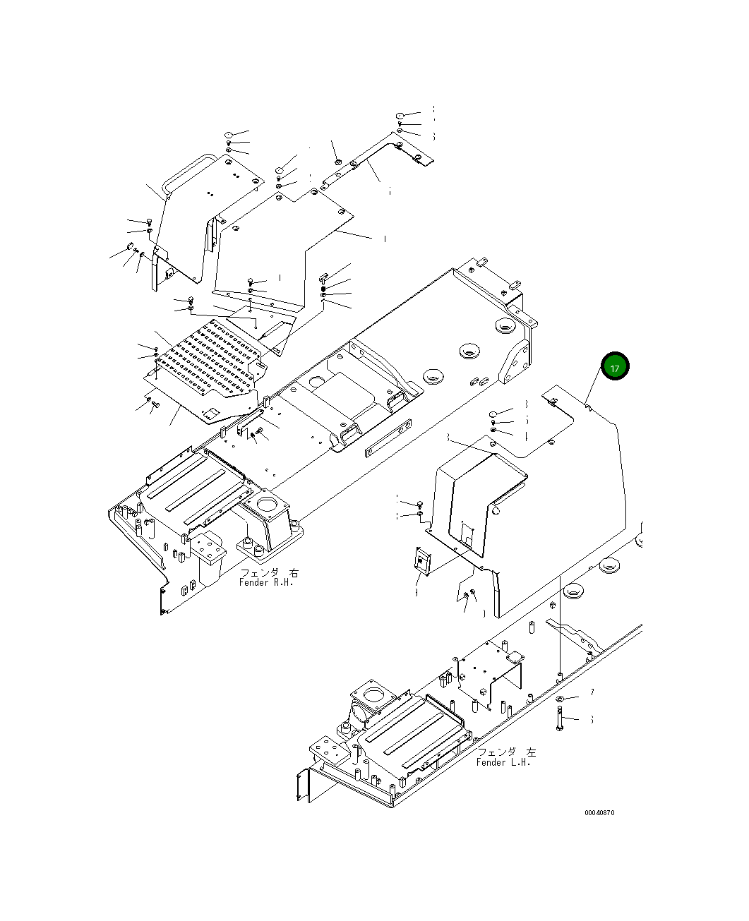 Крышка 198-54-78480  Komatsu