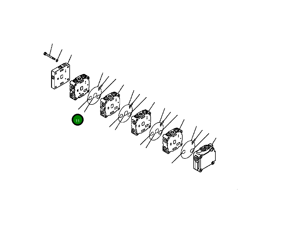 Болт 723-26-15750 Komatsu