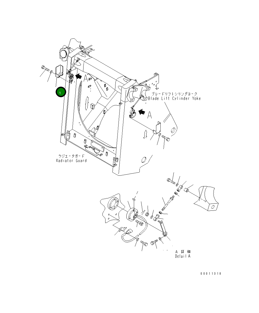 Крышка 198-06-62920 Komatsu