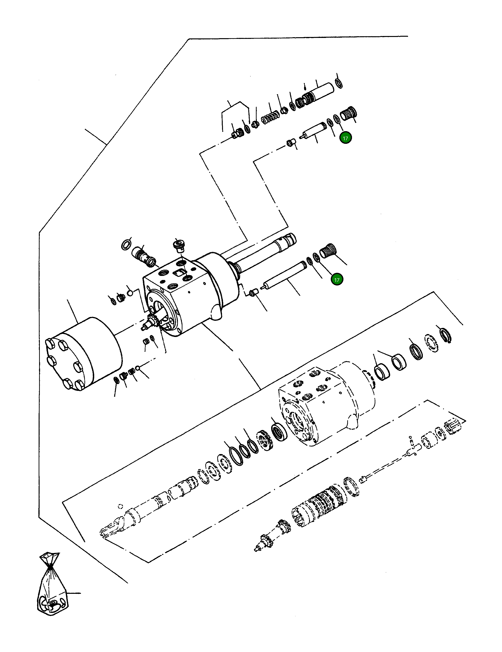 Кольцо уплотнительное (O-Ring) 3232128M1 Komatsu