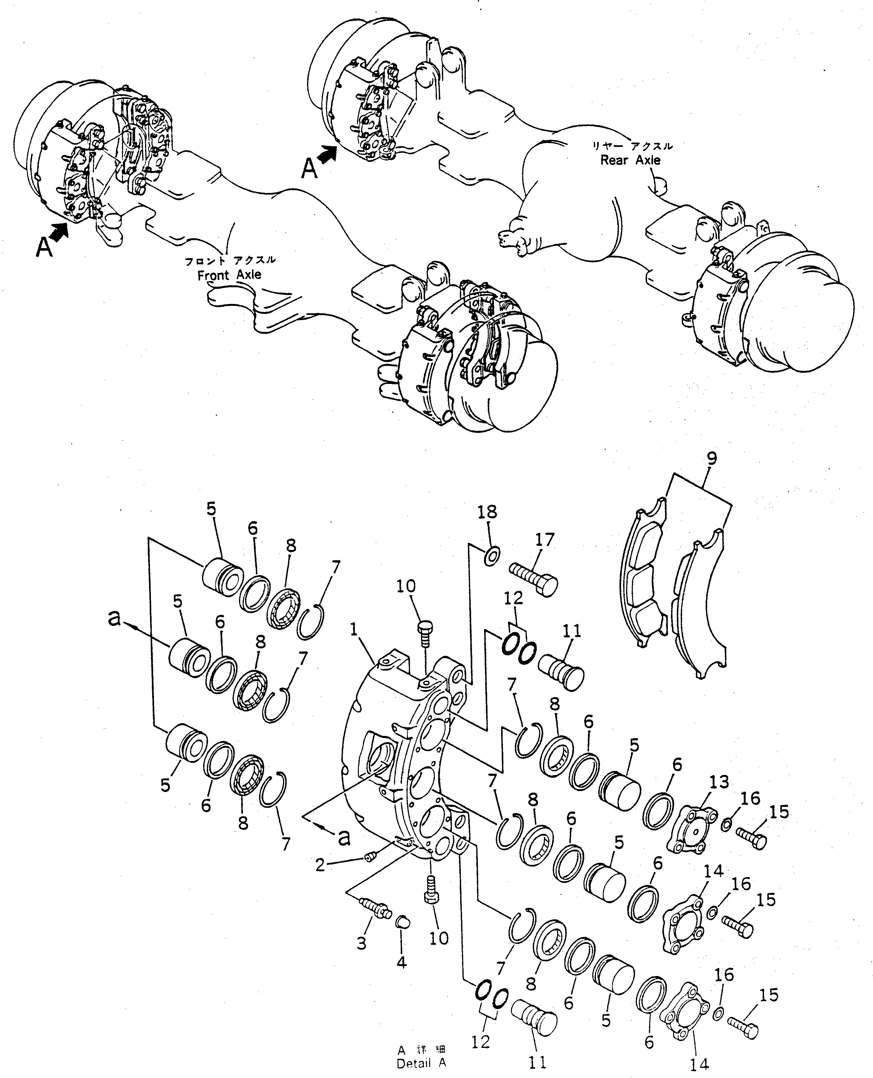 Болт 23S-22-14610  Komatsu