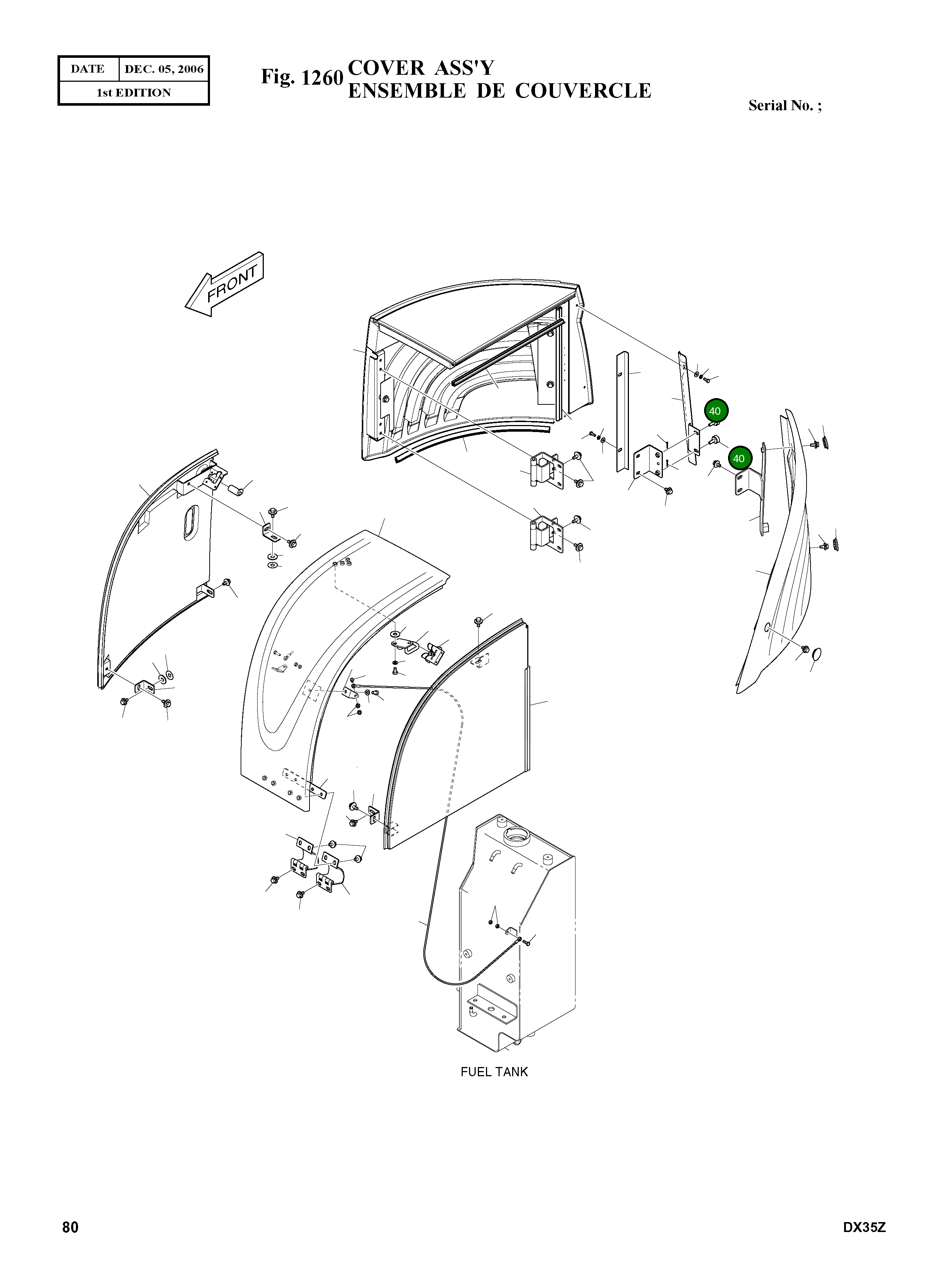 Болт K1018595  Komatsu