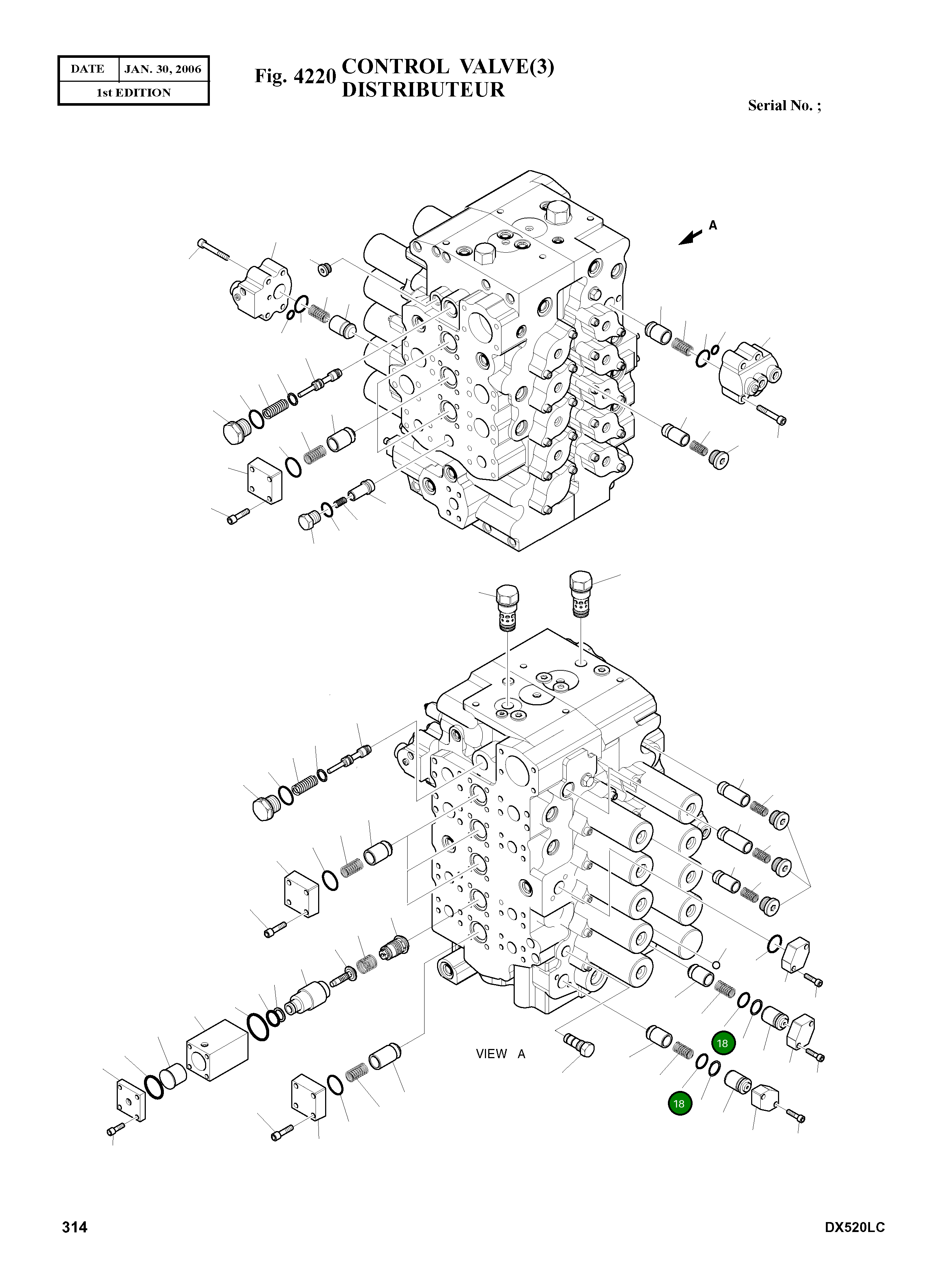 Кольцо уплотнительное (O-Ring) S8010250 Komatsu