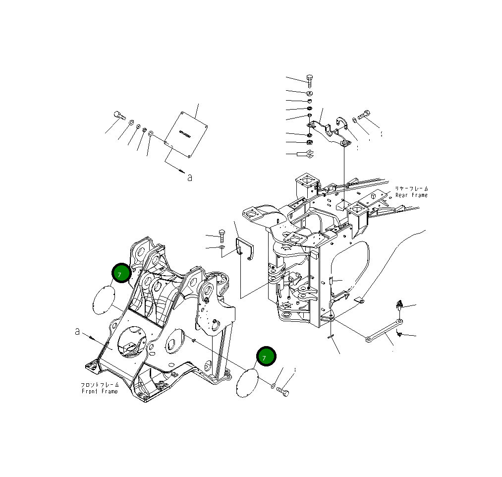 Крышка 426-54-34160 Komatsu