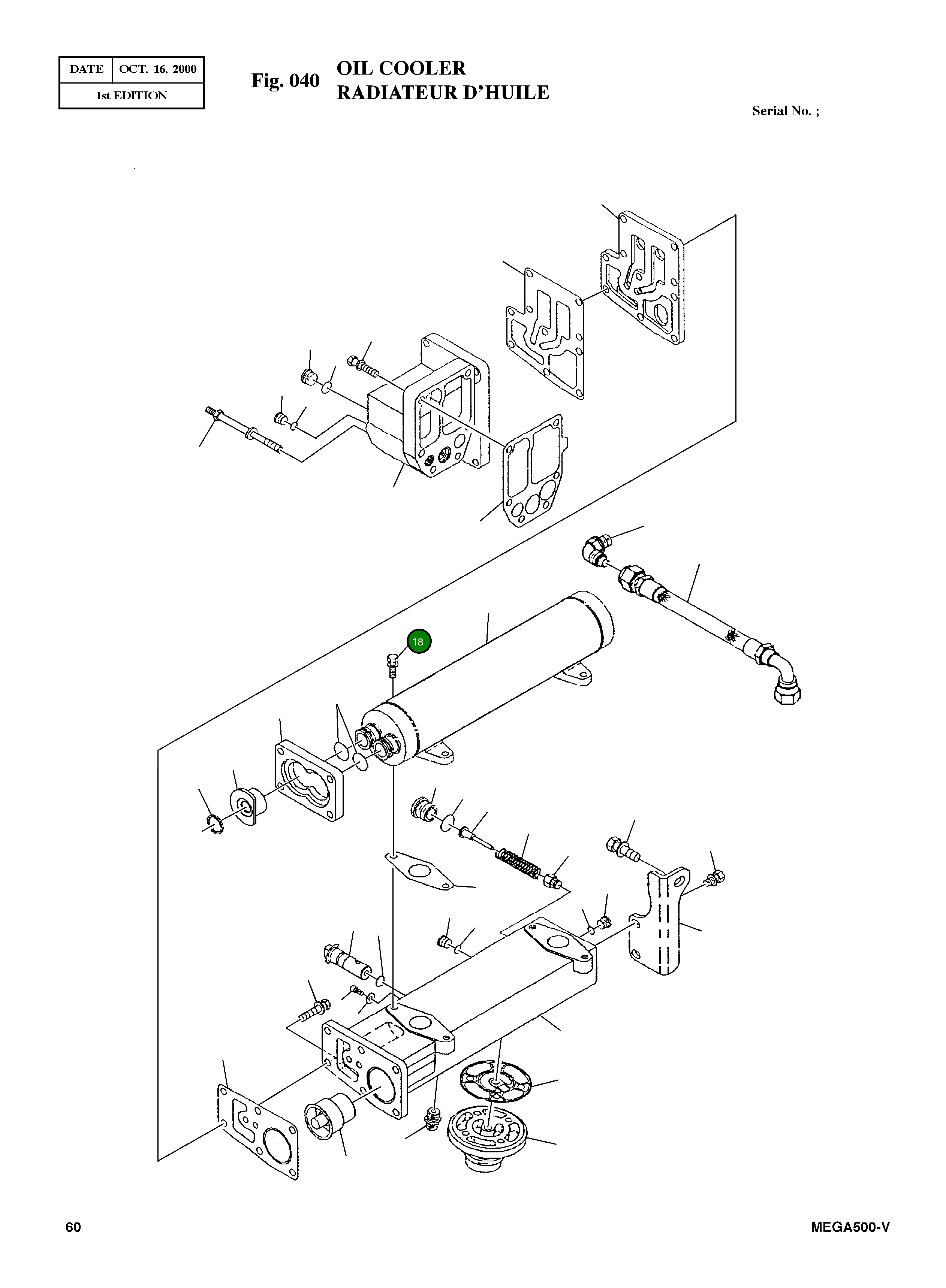 Болт 3067955 Komatsu