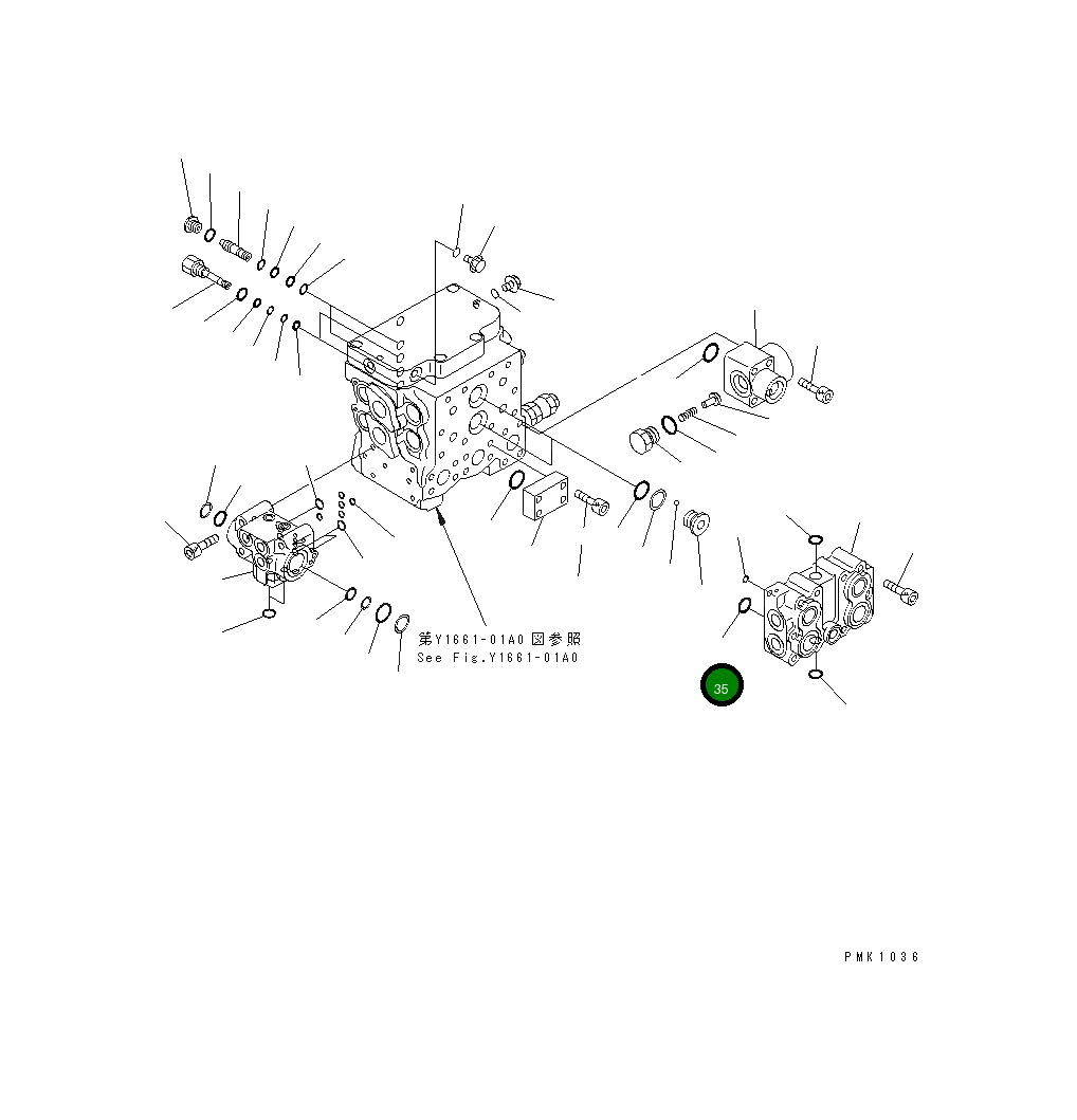 Кольцо уплотнительное (O-Ring) TM8202-017  Komatsu
