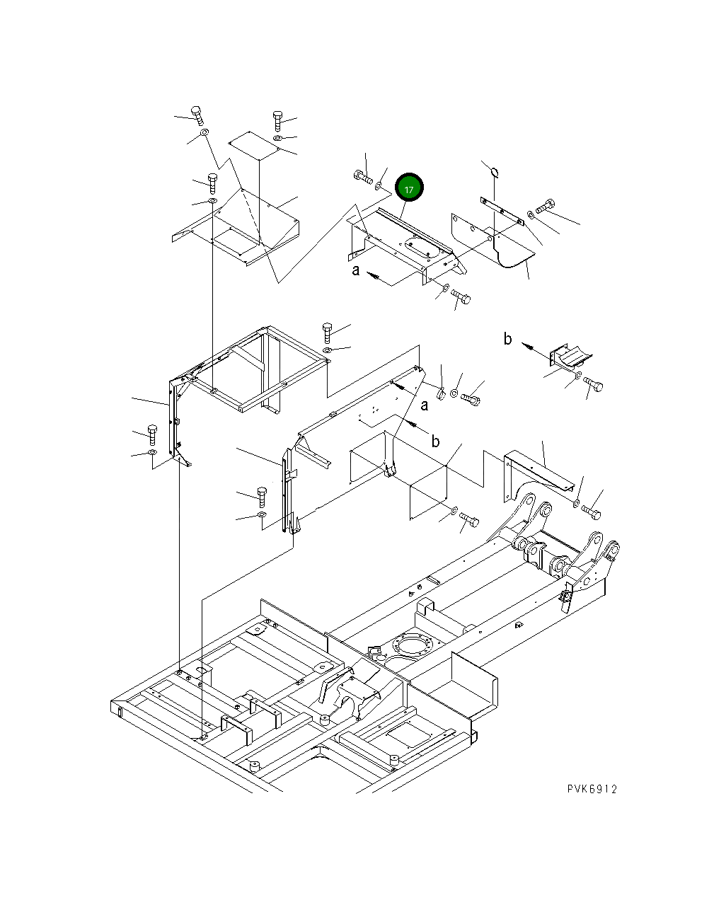 Крышка 13S-54-11232 Komatsu