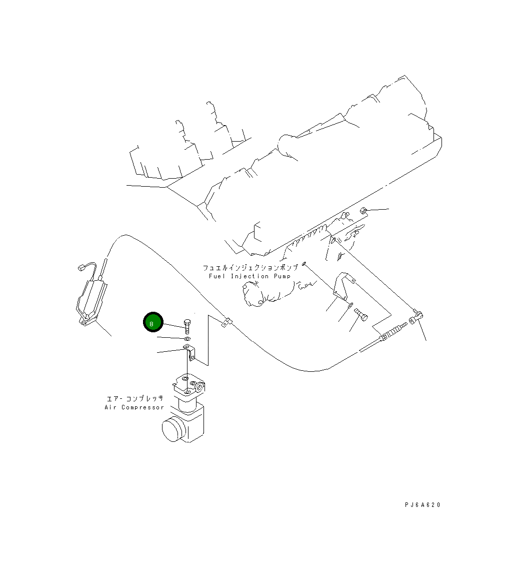 Болт 01050-31060 Komatsu