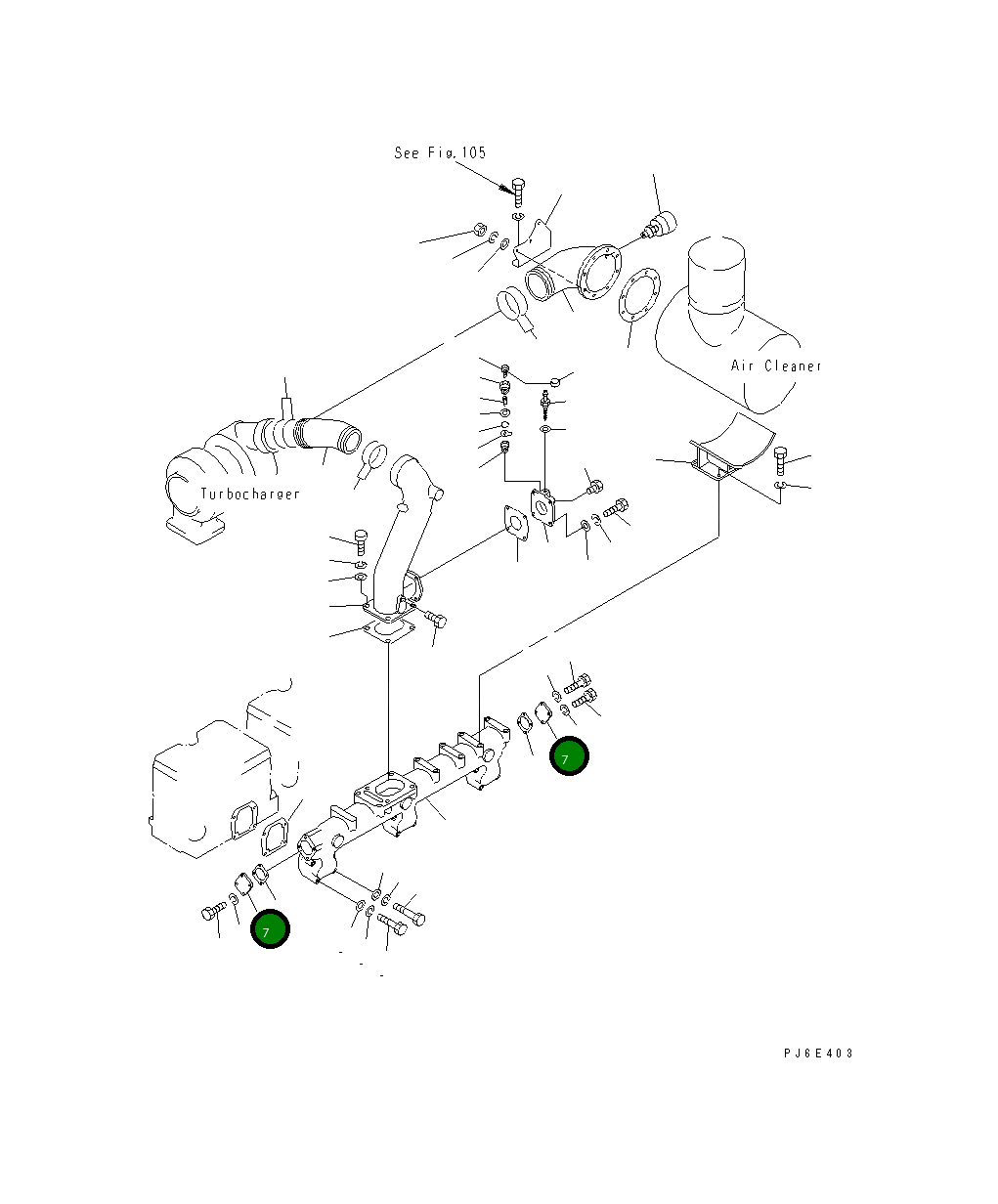 Крышка 6685-11-4850 Komatsu
