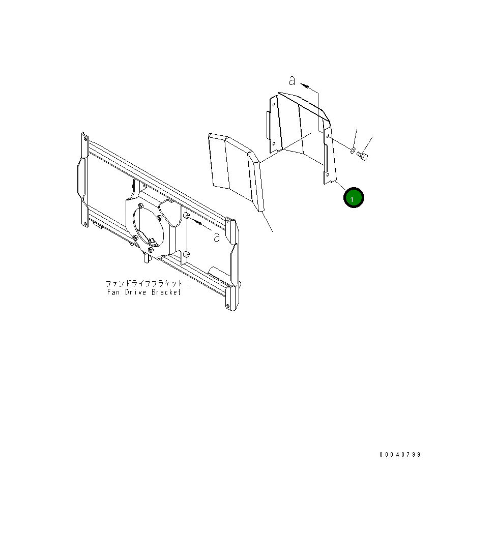 Крышка 423-62-44670  Komatsu