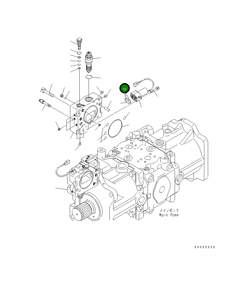 Кольцо уплотнительное (O-Ring) 708-2K-16310 Komatsu