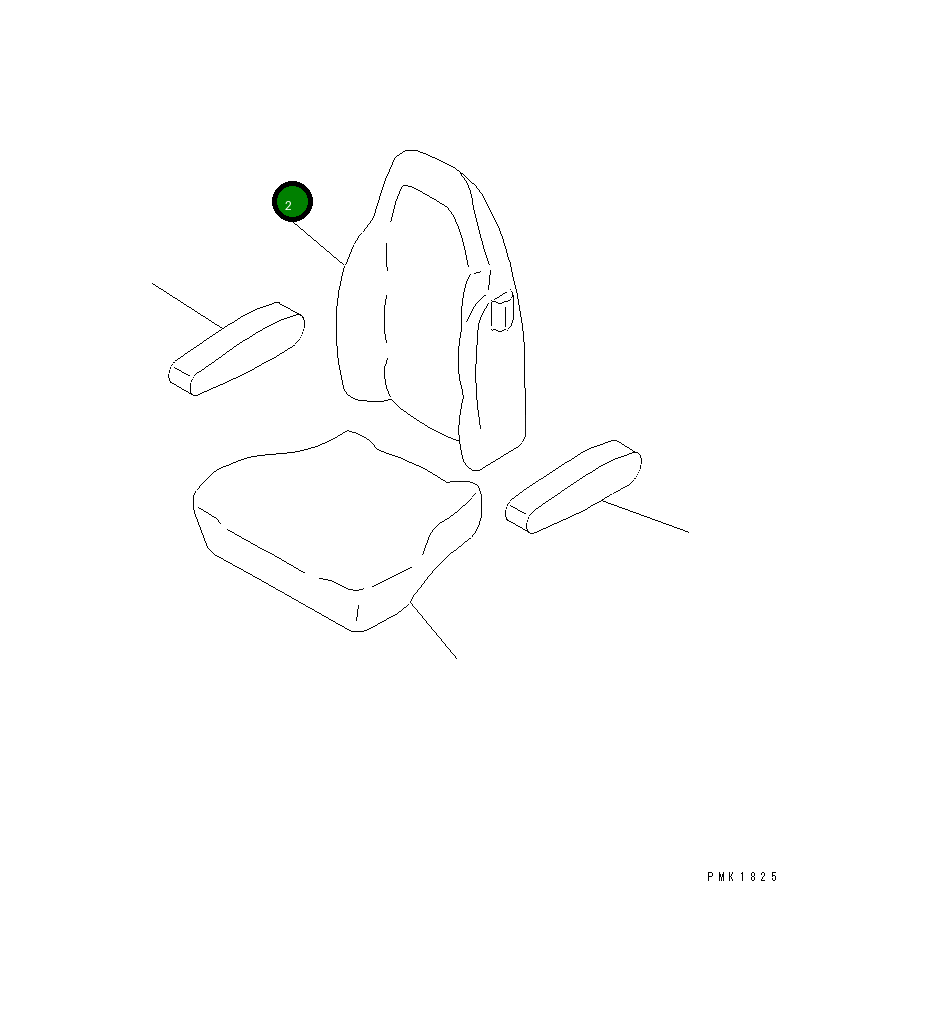Крышка 20Y-57-21620 Komatsu