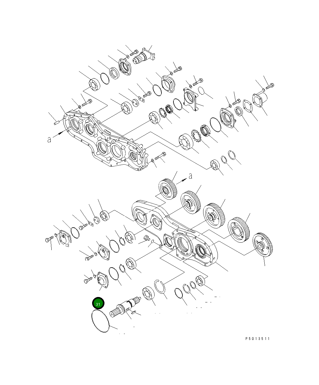 Кольцо уплотнительное (O-Ring) 196-38-11170 Komatsu