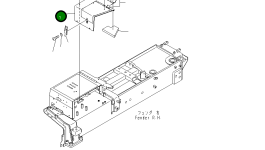 Крышка 195-54-82322 Komatsu