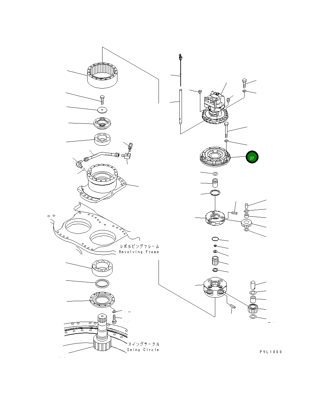 Крышка 21M-26-11160 Komatsu