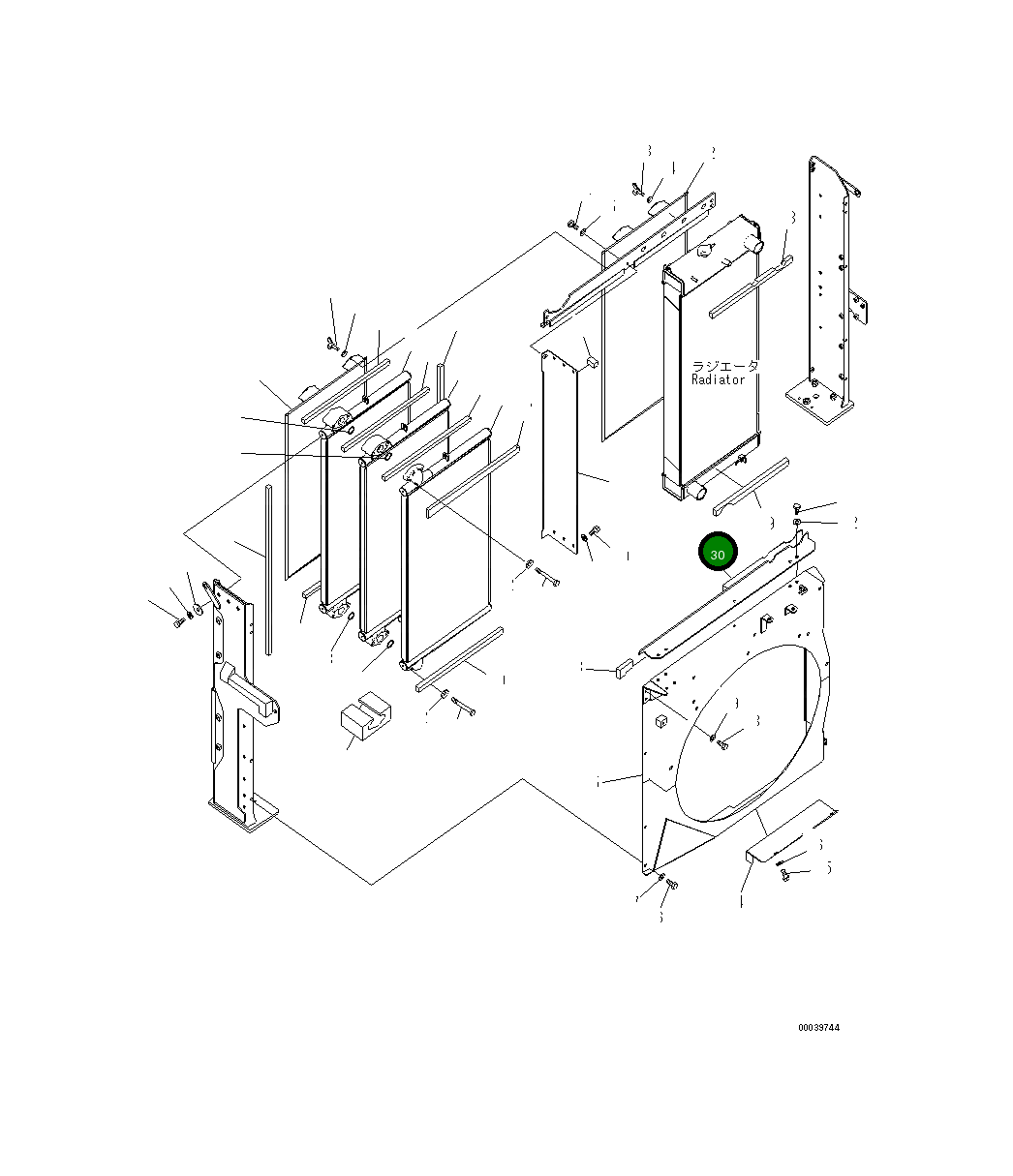 Крышка 208-03-75320 Komatsu