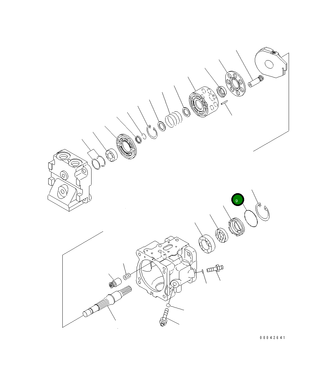 Кольцо уплотнительное (O-Ring) 708-1S-12350 Komatsu