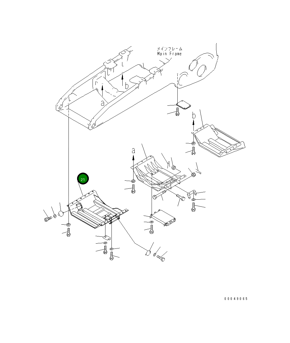Крышка 195-54-76710 Komatsu